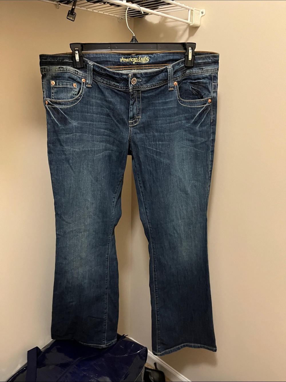 American Eagle Outfitters Dark Blue Bootcut Jeans